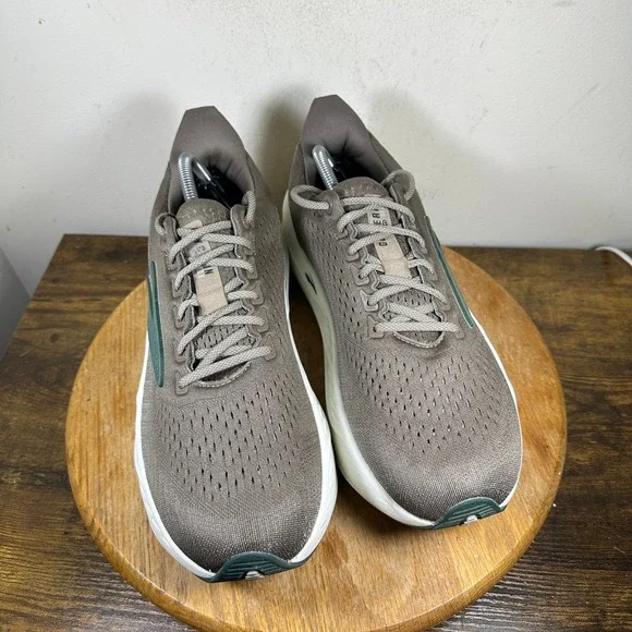 Brooks Ghost 15 Men's Running Shoes Taupe Green Sz 13 Medium D 1104471D284